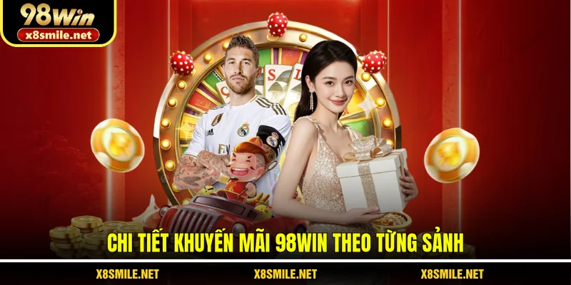 Chi tiết khuyến mãi 98Win theo từng sảnh